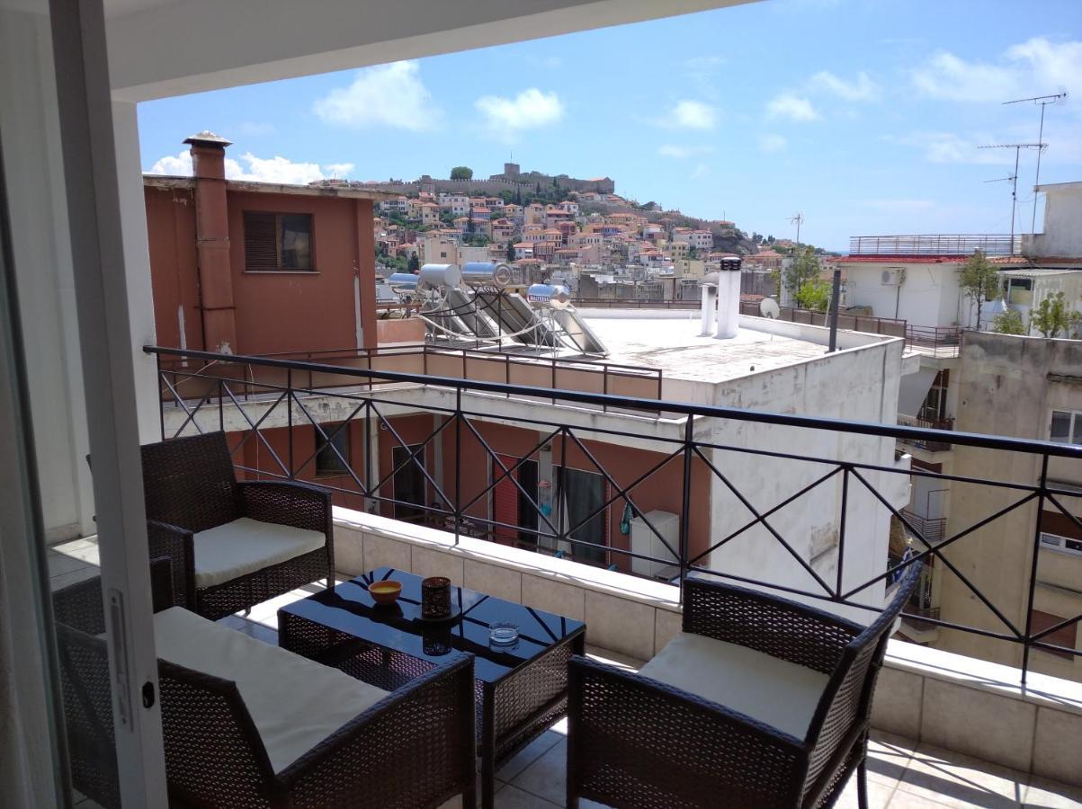 Precious Diamond With View - Parking Place And Superfast Wifi Kavala Eksteriør billede